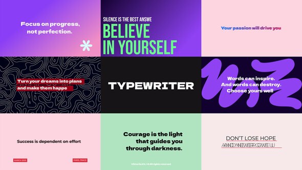 Videohive Typewriter | After Effects 57174850 Titles template preview