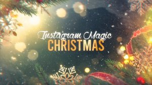 Videohive Magic Christmas - Instagram Slideshow Openers template preview