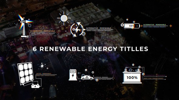 Videohive Renewable Energy Titles Titles template preview