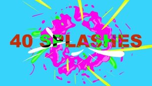 Videohive 40 Animated Splashes Elements template preview