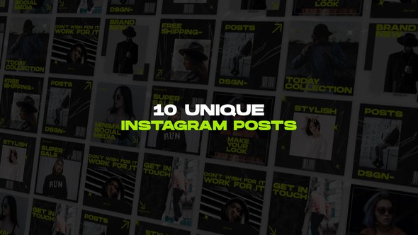 Videohive Instagram Posts Pack 2 Product Promo template preview