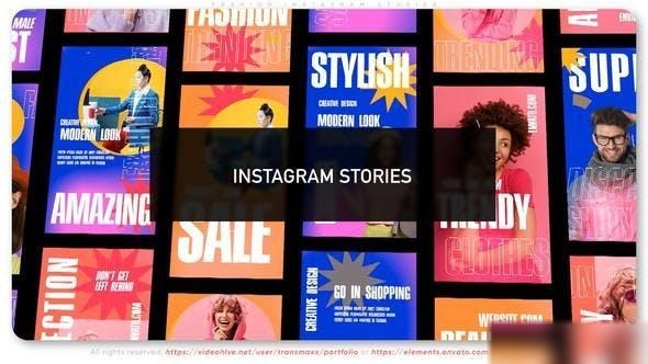 Videohive Fashion Instagram Stories 45918803 Openers template preview