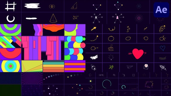 Videohive Shape Elements Pack for After Effects Elements template preview