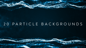 Videohive 20 Particles Backgrounds Elements template preview