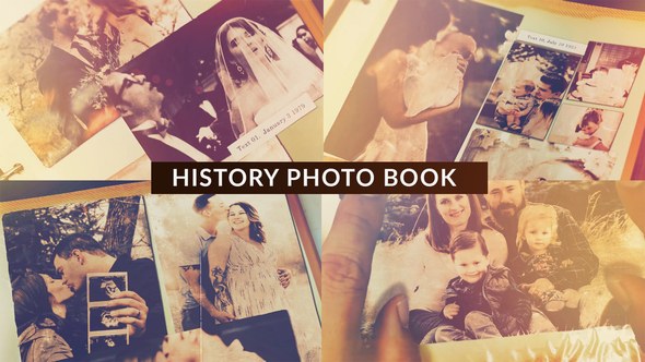 Videohive History Photo Book 22714746 Video Displays template preview