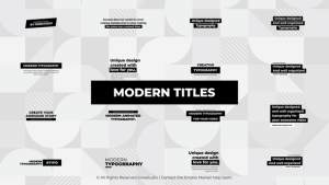 Videohive Modern Titles 44287700 Titles template preview