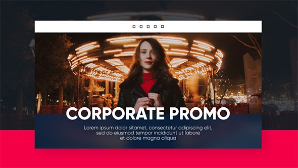 Videohive Corporate Promo - Clean Business Video Displays template preview