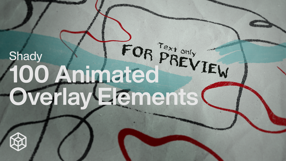 Shady - 100 Animated Overlay Elements Elements template preview