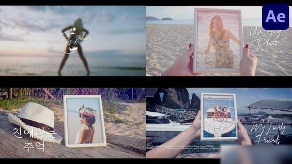 Videohive Slideshow My Holiday for After Effects Openers template preview
