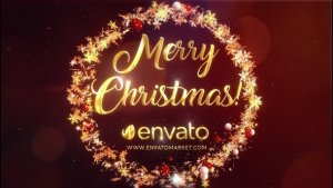Christmas Star Logo III  | After Effects Template Video Displays template preview