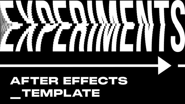 Videohive Kinetic Experimental Typography Titles template preview