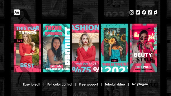 Videohive Mega Sale Instagram Reels 43306816 Product Promo template preview