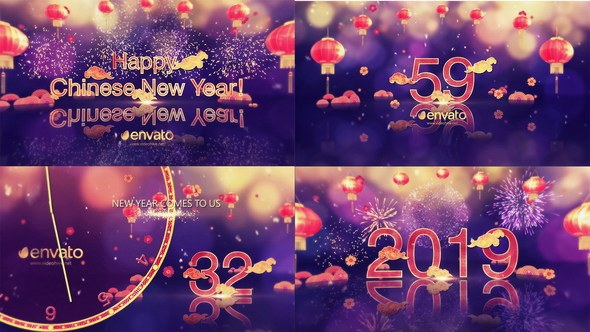 Videohive Final Minute Countdown - Chinese New Year Openers template preview