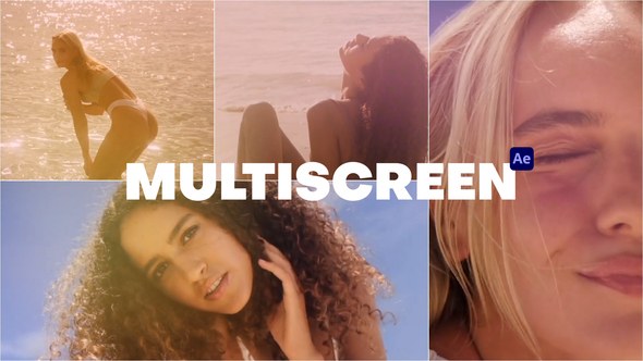 Videohive Multiscreen Slideshow Video Displays template preview
