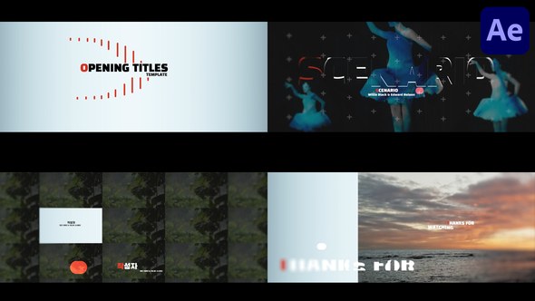 Videohive Opening Title for After Effects Titles template preview