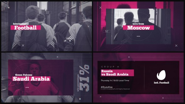 Videohive Football Promo Broadcast-packages template preview