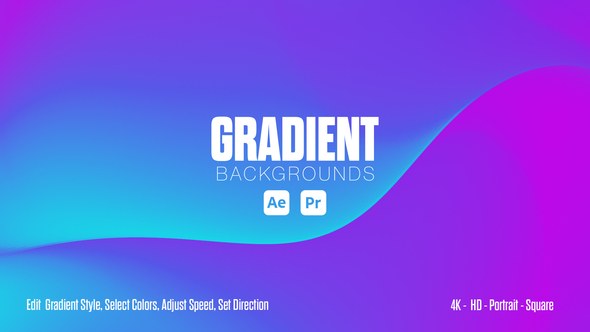 Videohive Gradient Backgrounds 57914310 Elements template preview
