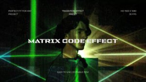 Matrix Code Effect Elements template preview
