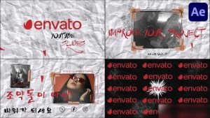 Videohive Handmade Social Media Slides for After Effects Openers template preview