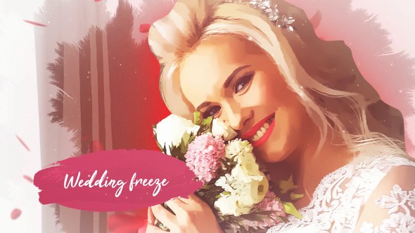 Videohive Wedding Freeze Openers template preview