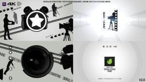 Videohive Cinema Or Photo School Logo Logo Stings template preview