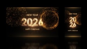 Videohive Happy Christmas and New Year 2026 Broadcast-packages template preview