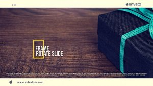 Frame Rotate Slide Video Displays template preview
