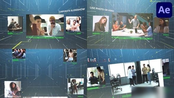 Videohive Corporate 3D Slideshow for After Effects Openers template preview