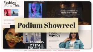 Videohive Podium Showreel Grid Slideshow Broadcast-packages template preview