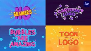 Videohive Cartoon Logo Text animations [After Effects] Logo Stings template preview