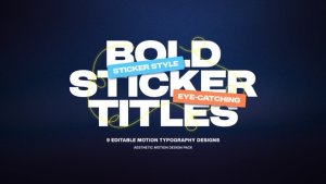 Videohive Bold Maxi Titles Titles template preview
