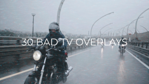 Videohive 30 Bad TV Overlays Elements template preview