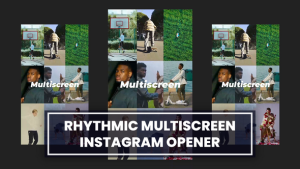 Videohive Rhythmic Multiscreen Opener Instagram Openers template preview