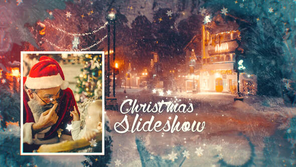 Christmas Slideshow Video Displays template preview