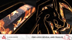 Videohive Fire Logo Reveal And Trailer Logo Stings template preview