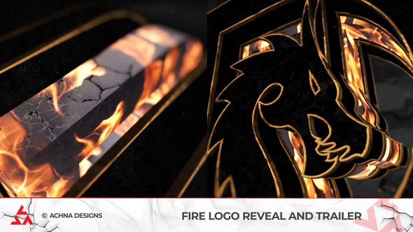 Videohive Fire Logo Reveal And Trailer Logo Stings template preview