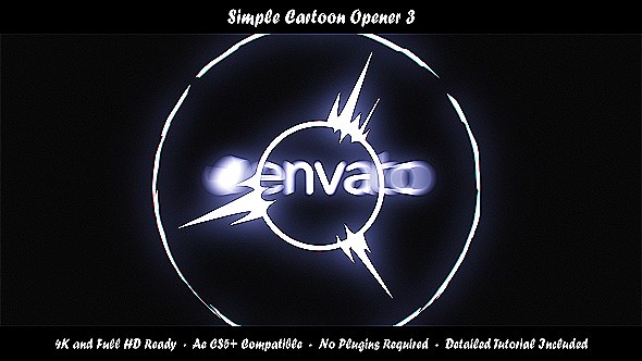 Videohive Simple Cartoon Opener 3 Logo Stings template preview