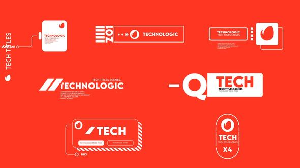 Videohive Technological Titles 47626177 Titles template preview