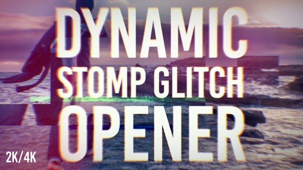 Videohive Glitch Opener 20359789 Openers template preview