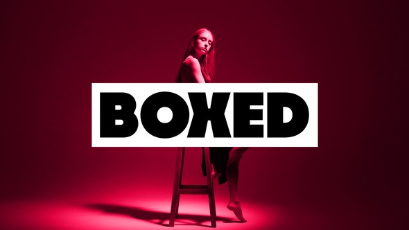 Videohive Boxed Text Animations Titles template preview