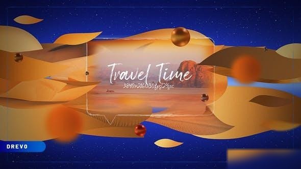 Videohive Travel Opener/ Desert Safari/ Dubai/ Golden Sands/ Luxury Travel/ Mirage Adventures/ Explore Oases Ramadan template preview