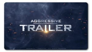 Videohive Aggressive Trailer Titles template preview