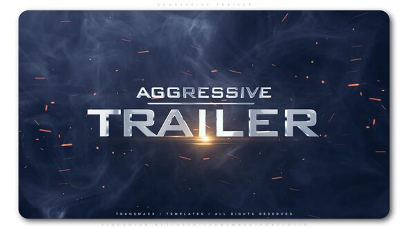 Videohive Aggressive Trailer Titles template preview