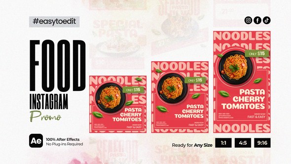 Videohive Instagram Promo V1 - Food Product Promo template preview