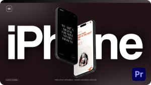 Phone 15 Pro Mockup 9.0 Premiere Pro template preview