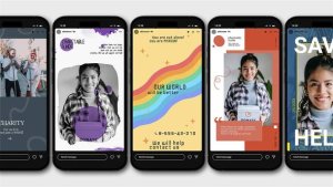 Videohive Charity Instagram Stories 9in1 Elements template preview