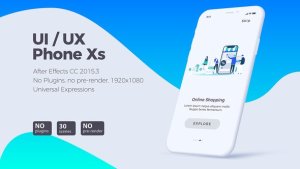 Videohive UI/UX Phone Xs Product Promo template preview