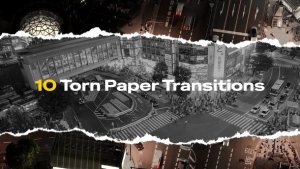 Videohive Torn Paper Transitions 59408356 Broadcast-packages template preview