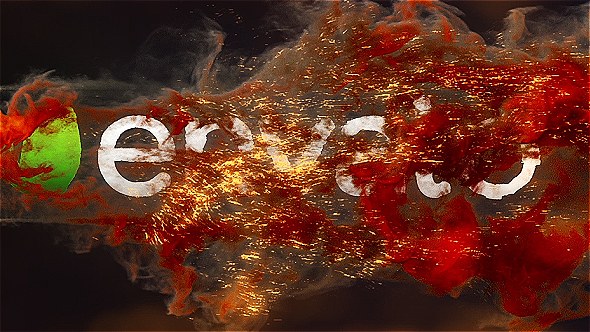 Videohive Fire Explosion Logo Reveal 3 Logo Stings template preview