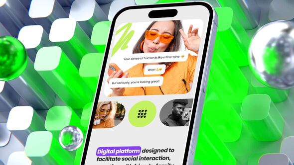 Videohive Blockchain - Phone Mockups Product Promo template preview
